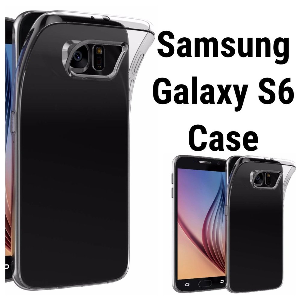 NEW Samsung Galaxy S6 Clear Transparent Case Cover Slim Scratch Resistant